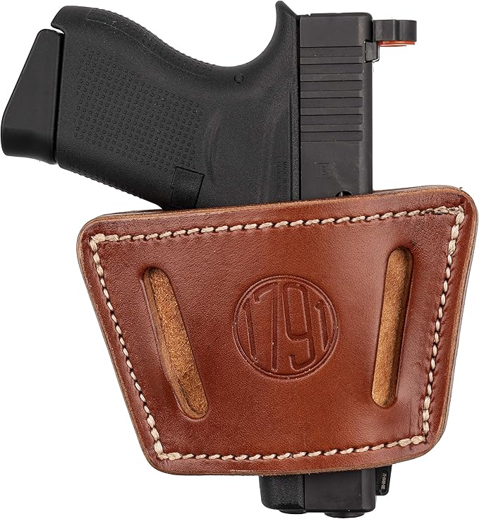 1791 Gunleather 2.2 Mag Holster - Double Mag Pouch for Double Stack Magazines OWB Magazine Pouch for Belts