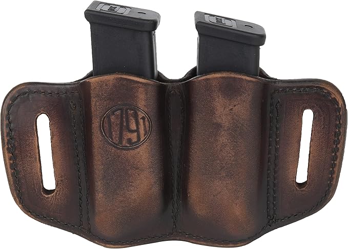 1791 Gunleather Mag Holster for Single Stack Mags OWB Magazine Pouch for Belts