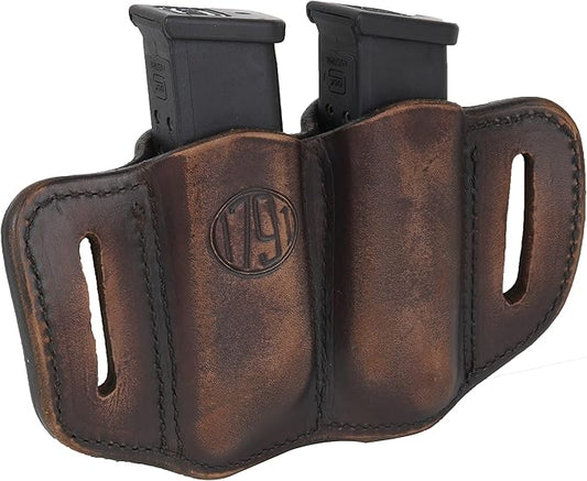 1791 Gunleather Mag Holster for Single Stack Mags OWB Magazine Pouch for Belts