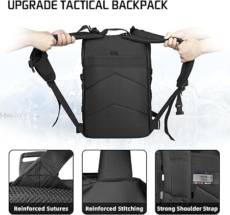 Tactical Backpack Backpack for Men Black Tactical Backpack Small Tactical Backpack Assault Bag