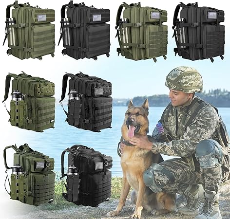 Tactical Backpack Backpack for Men Black Tactical Backpack Small Tactical Backpack Assault Bag