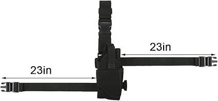 Drop Leg Holster, Right Handed Tactical Thigh Pistol Gun Holster Leg Harness